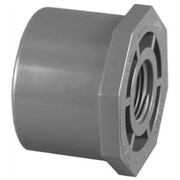 Charlotte Pipe And Foundry PVC 08108 2800HA 1.25 x 1 in. PVC Schedule 80 Spigot x FTP Bushing 112305 - main